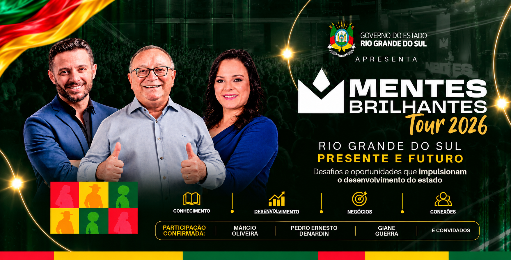 Mentes Brilhantes Tour 2026
